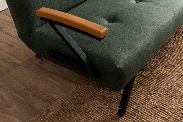 Atelier Del Sofa Sofá-Cama de 3 Plazas Verde
